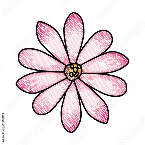 beautiful flower garden icon vector illustration design