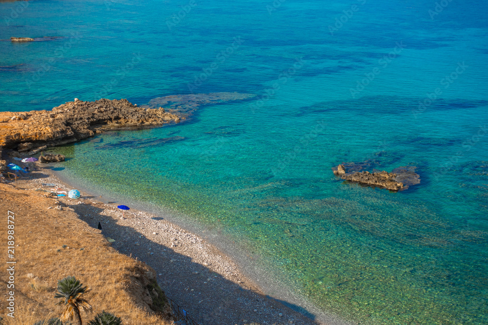 Obraz premium Macari beach in San Vito Lo Capo, Trapani, Sicily
