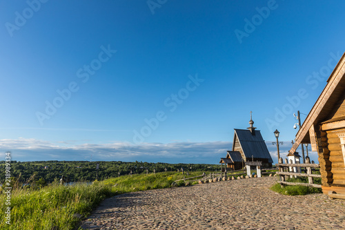  the Resurrection Church on Mount Levitan in Plyos, Russia