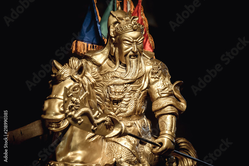Принти на полотні guan yu