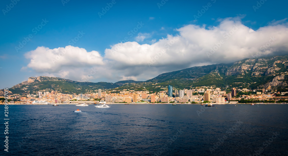 City skyline of Monaco.