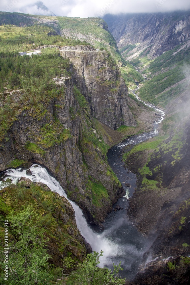 Voringsfossen Wasserfall in Norwegen