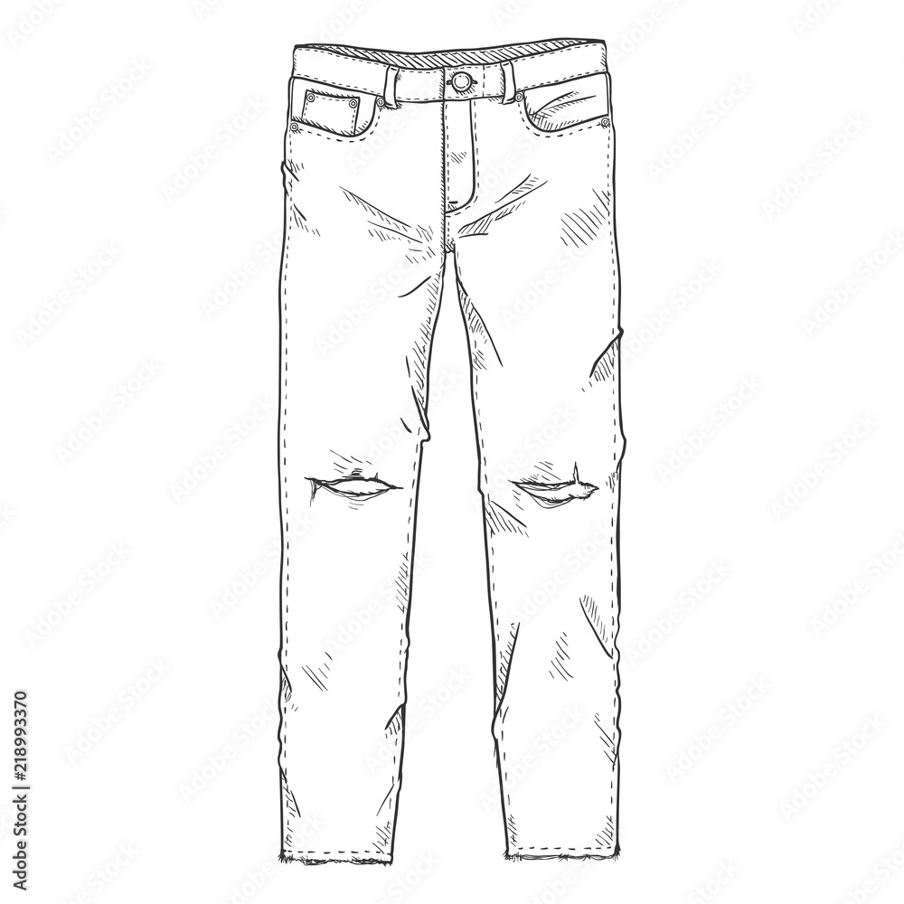 Jeans Vector Art & Graphics | freevector.com