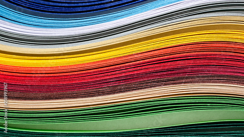 Sheets of colored paper. Abstract background