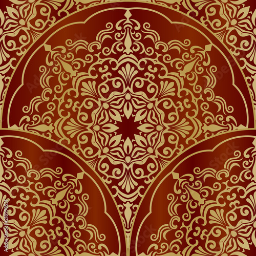 Seamless oriental pattern