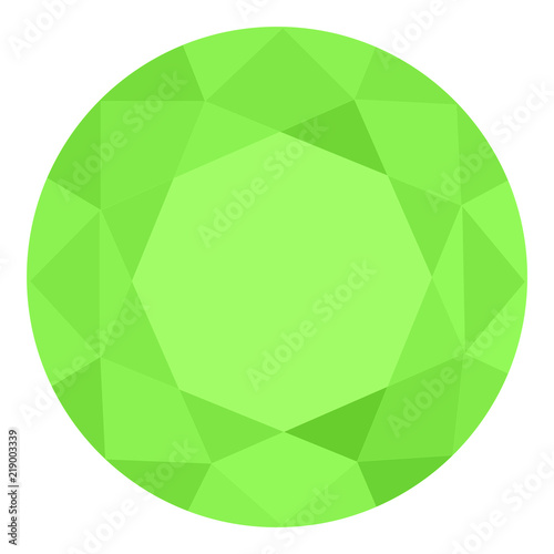 Green jewels vector