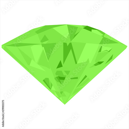 Green jewels vector