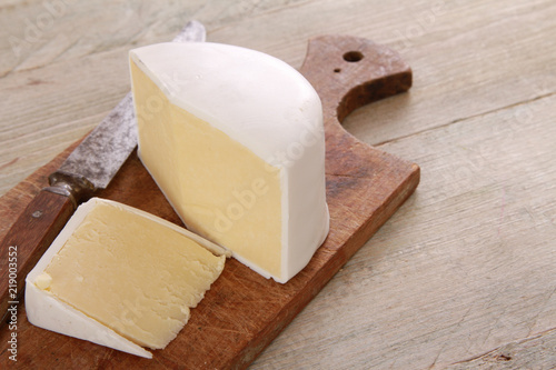 traditional waxed wensleydale cheese
