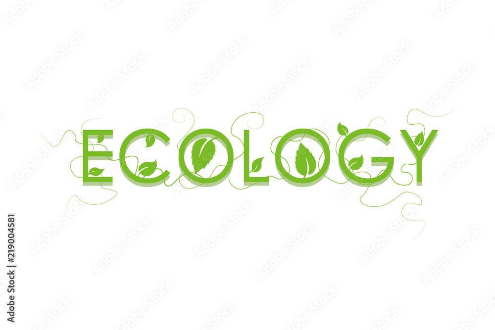 Ecology sign vector logo. Green Leaf Icon Illustration. Eco concept design. Ecology sign vector logo. Green Leaf Icon Illustration. Eco concept design.