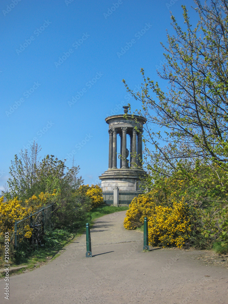 Dugald Stewart Monument view , in Edinburgh