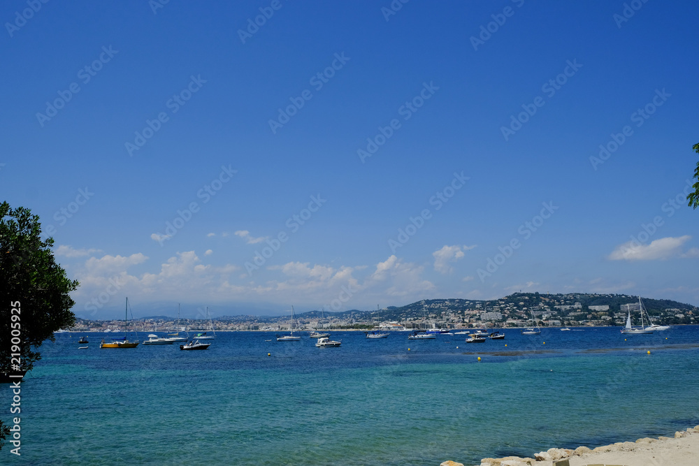 the islands of lerins off the coast of cannes