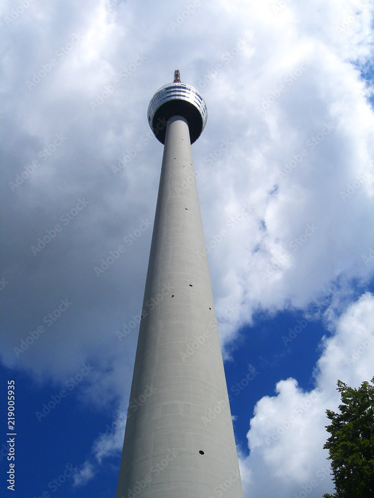 The TV Tower in Stuttgart, Germany - the first tv broadcasting tower of the world The TV Tower in Stuttgart, Germany - the first tv broadcasting tower of the world
