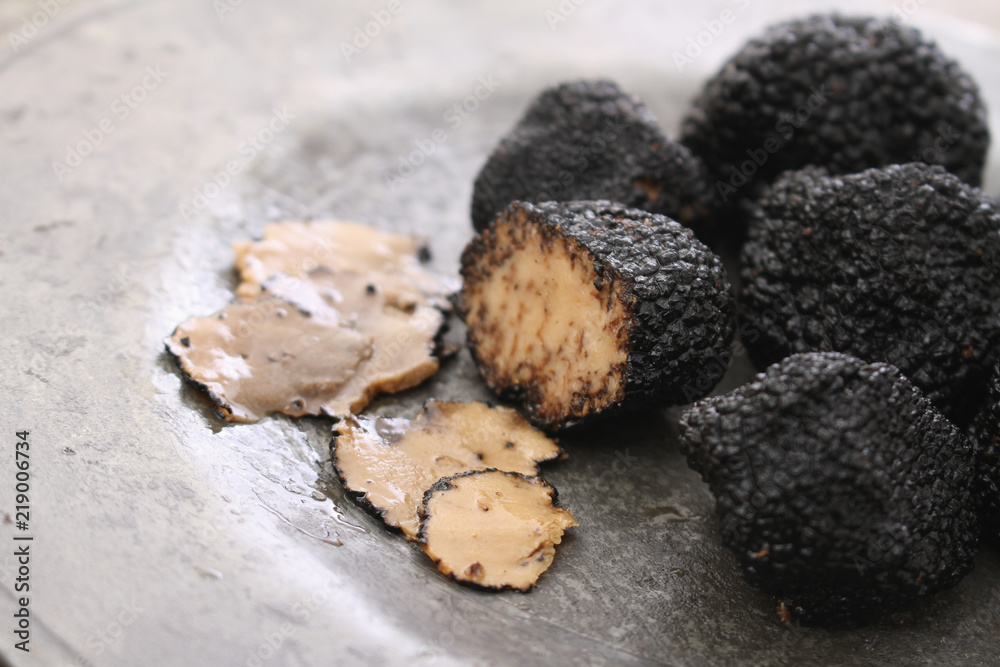 fresh black truffle