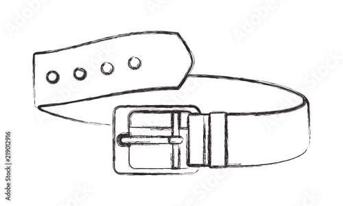 masculine elegant belt icon vector illustration design