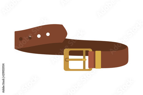 masculine elegant belt icon vector illustration design