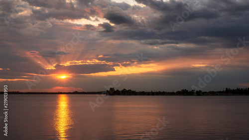 Sunset in Bucharest
