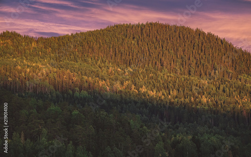 Beautiful sunny evening in ...