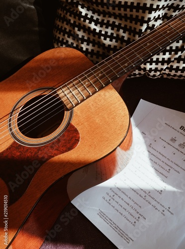 guitar, music, acoustic, hobby, leisure