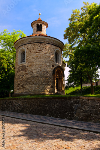 Rotunda of St. Martin, Visehrad Prague Czechia Europe © Tom Nevesely
