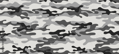 Fototapeta texture military camouflage repeats seamless army gray black hunting