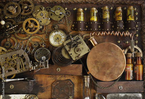 Steampunk ingranaggi antichi 