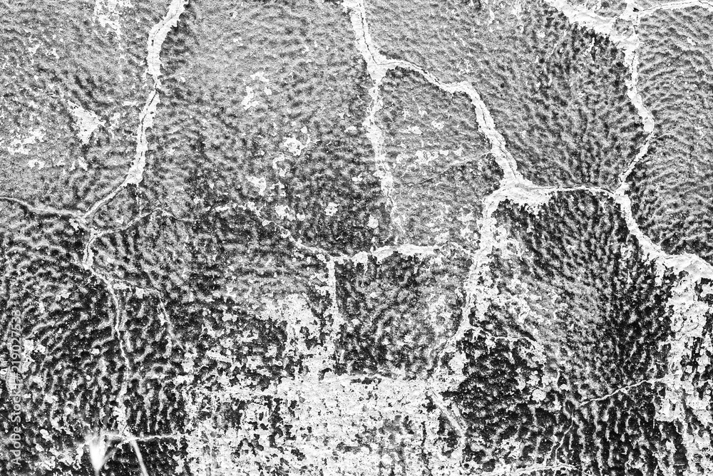 Obraz premium Wall fragment with scratches and cracks. It can be used as a background