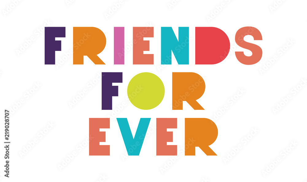 friendly message with hand made font vector illustration design