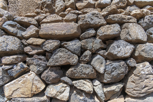 Ancient Stone Wall Texture photo