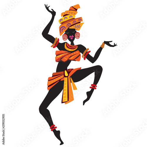 Afro women dancing