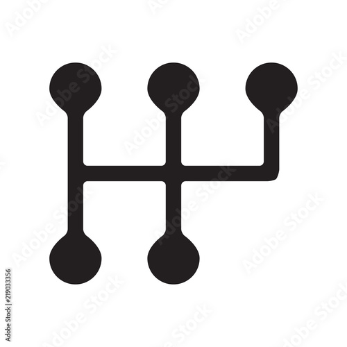 footprint icon outline design isolated on white background