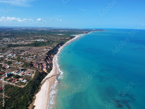 Drone view of a brazilian beach © Henrique