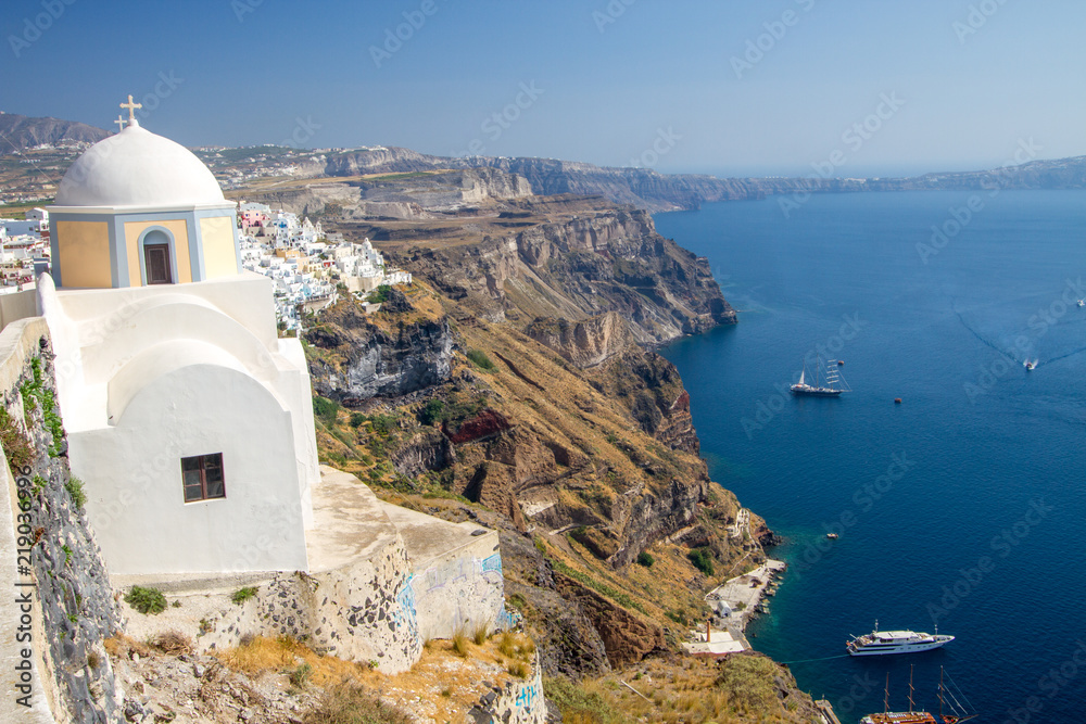 Fototapeta premium Santorini Oia Greece Holiday