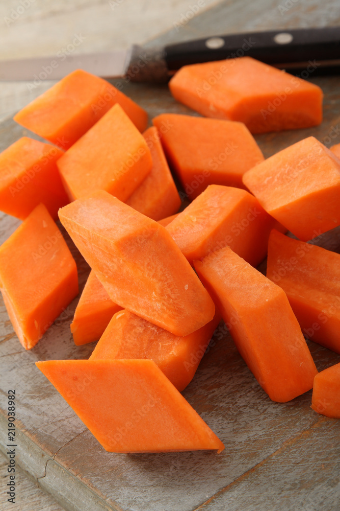 preparing fresh carrots preparing fresh carrots