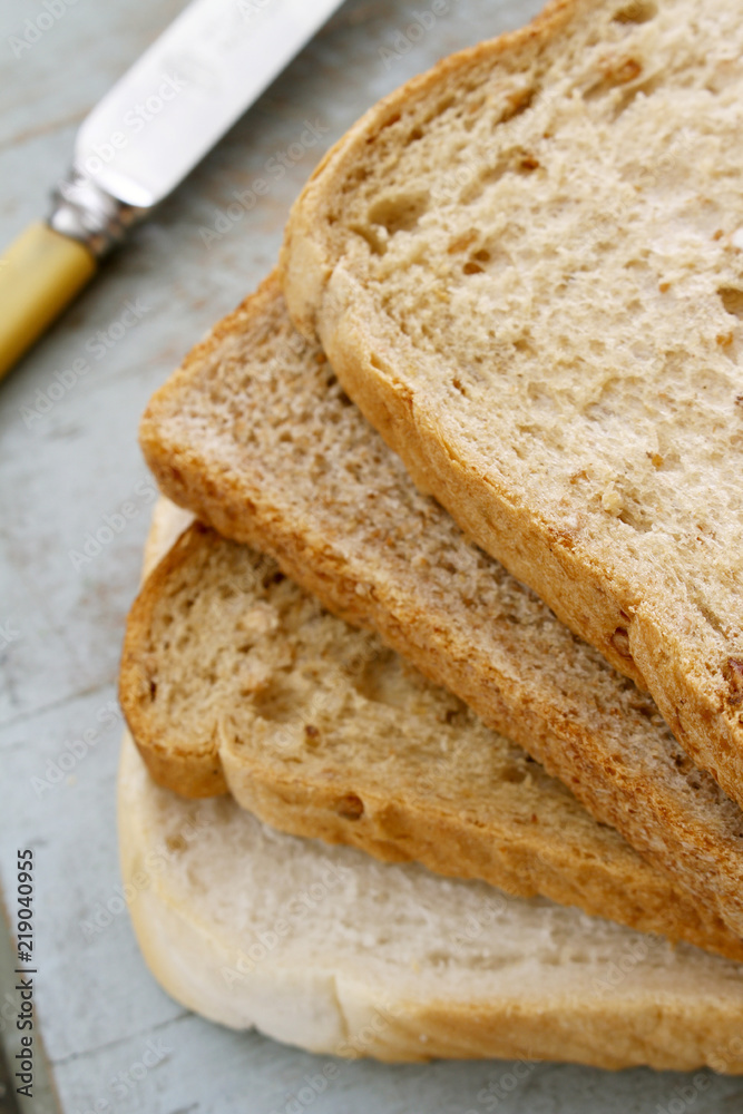 sliced bread selection