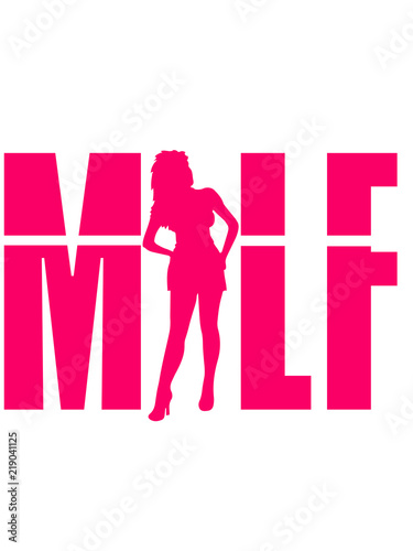 silhouette umriss text milf hunter mutter frau weiblich sexy kind girl heiß sex ficken poppen jäger date ältere clipart