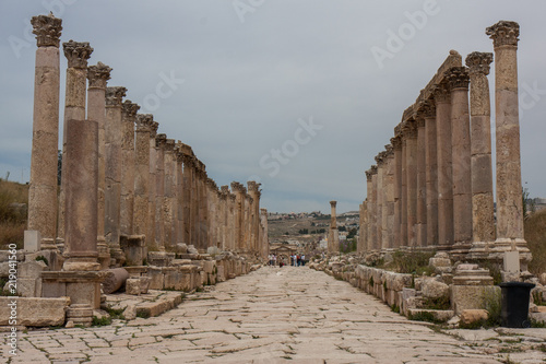 Gerash (Old Roman Town) in Jordan photo