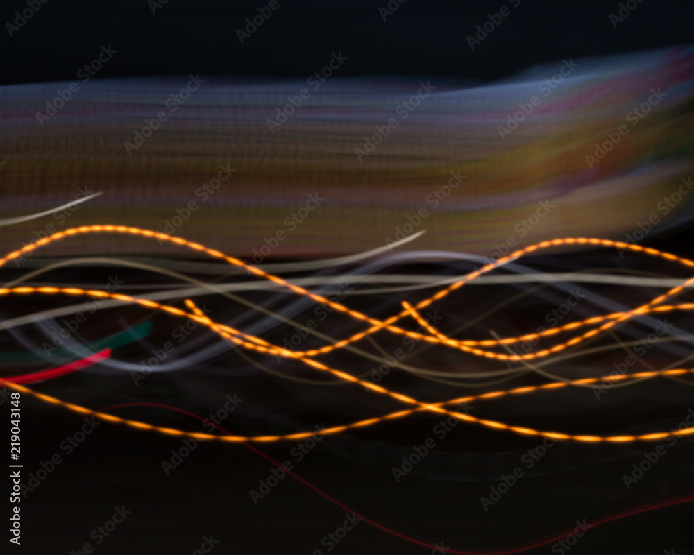 Color sine curves, abstract background
