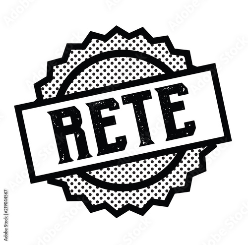 network stamp on white