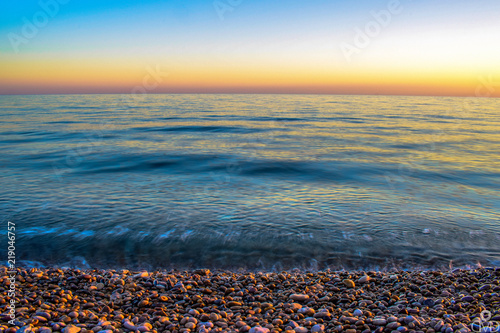 Isle of Portland and a summer sunset