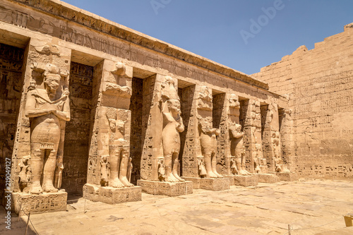 Ancient ruins of Karnak temple in Luxor. Egypt photo
