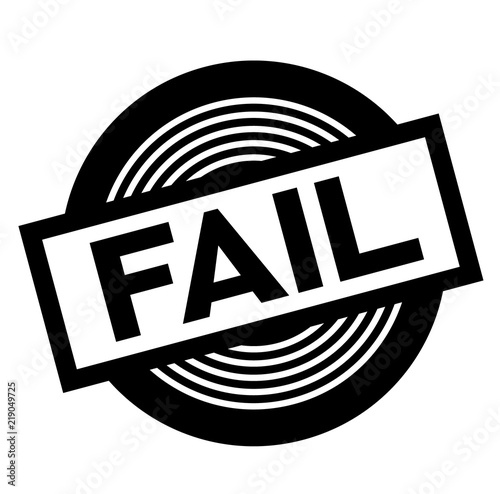 fail black stamp