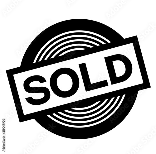 sold black stamp
