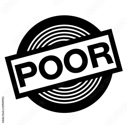 poor black stamp