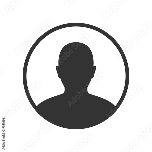 User avatar icon, sign, profile symbol