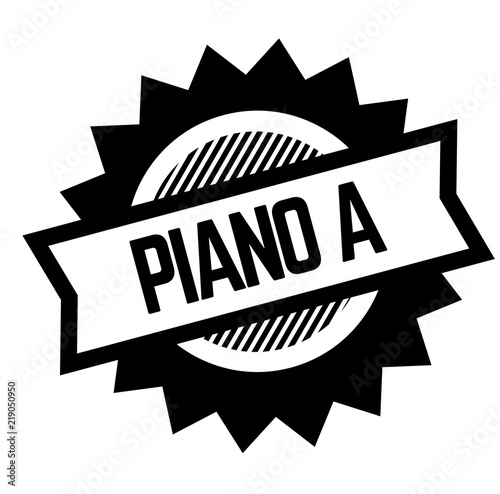 plan a black stamp