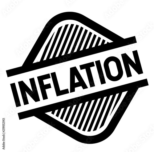 inflation stamp on white