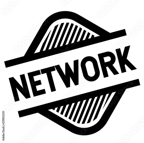 network stamp on white