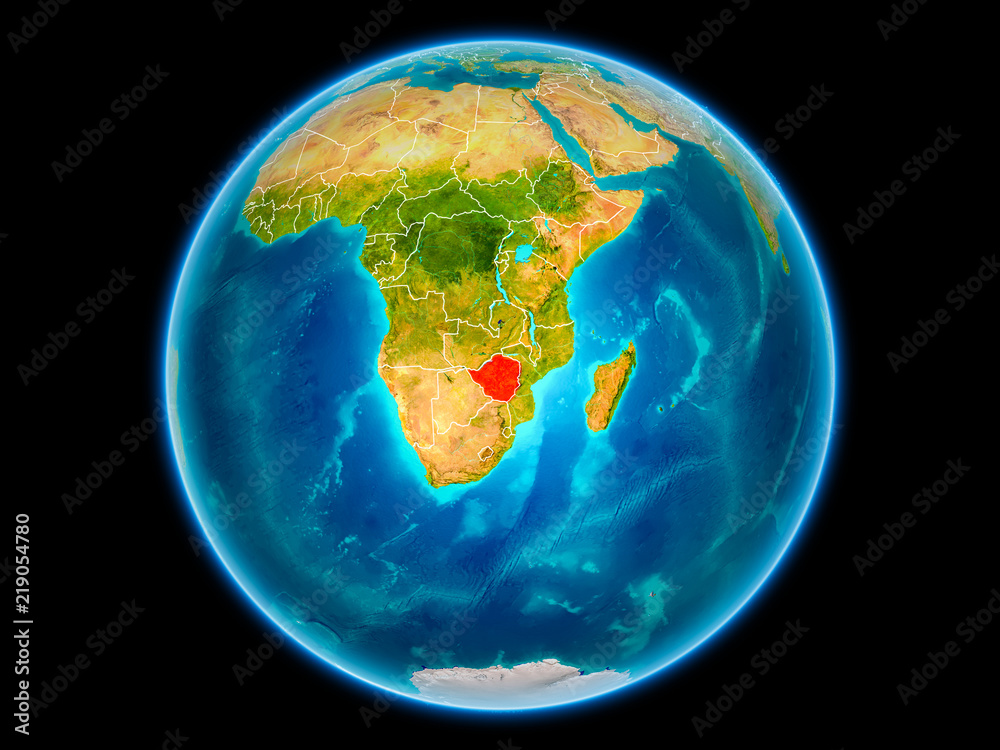 Zimbabwe on Earth from space Zimbabwe on Earth from space