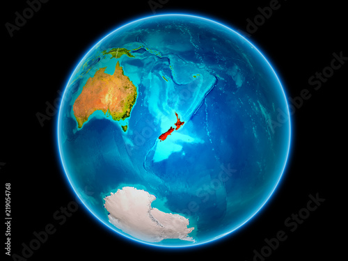 New Zealand on Earth from space
