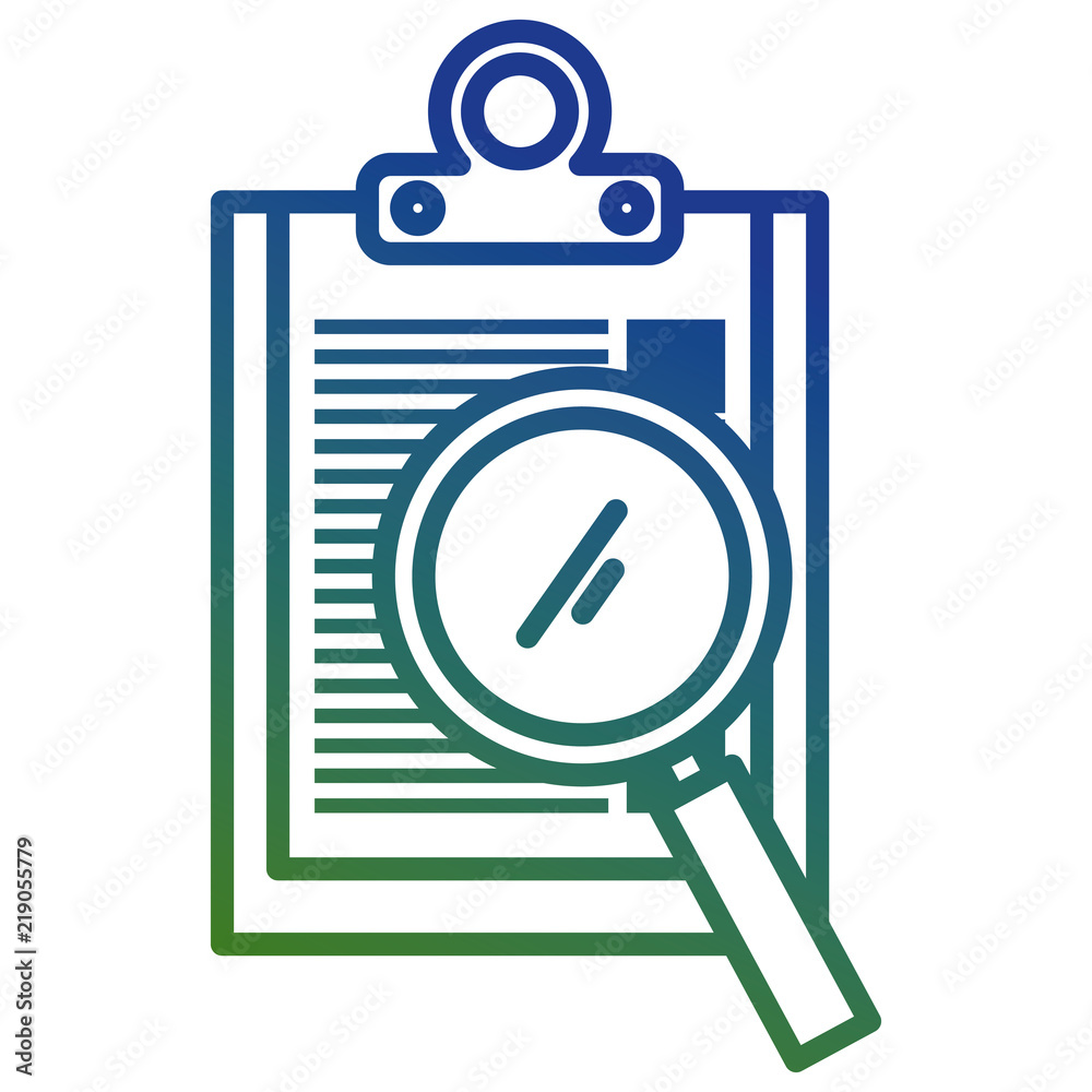 checklist clipboard with magnifying glass checklist clipboard with magnifying glass